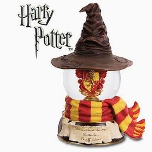 RARE Harry Potter, sorting hat, Gryffindor snow globe/music box.